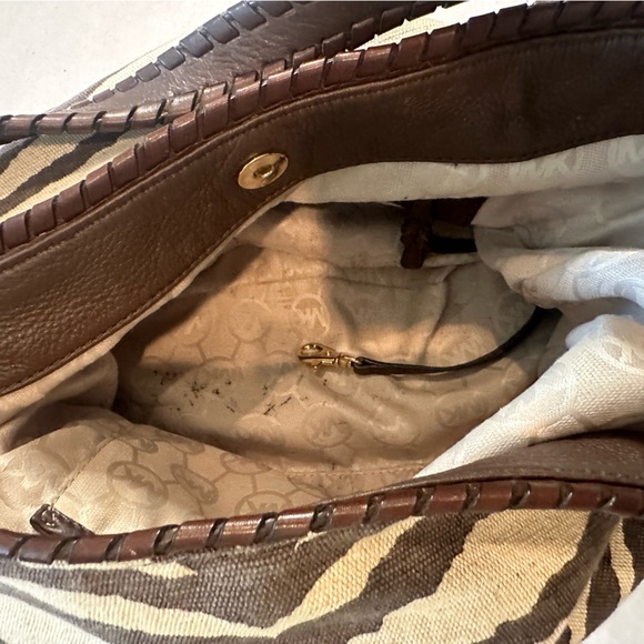 Michael Kors Zebra Print Tote - Picture 4 of 4